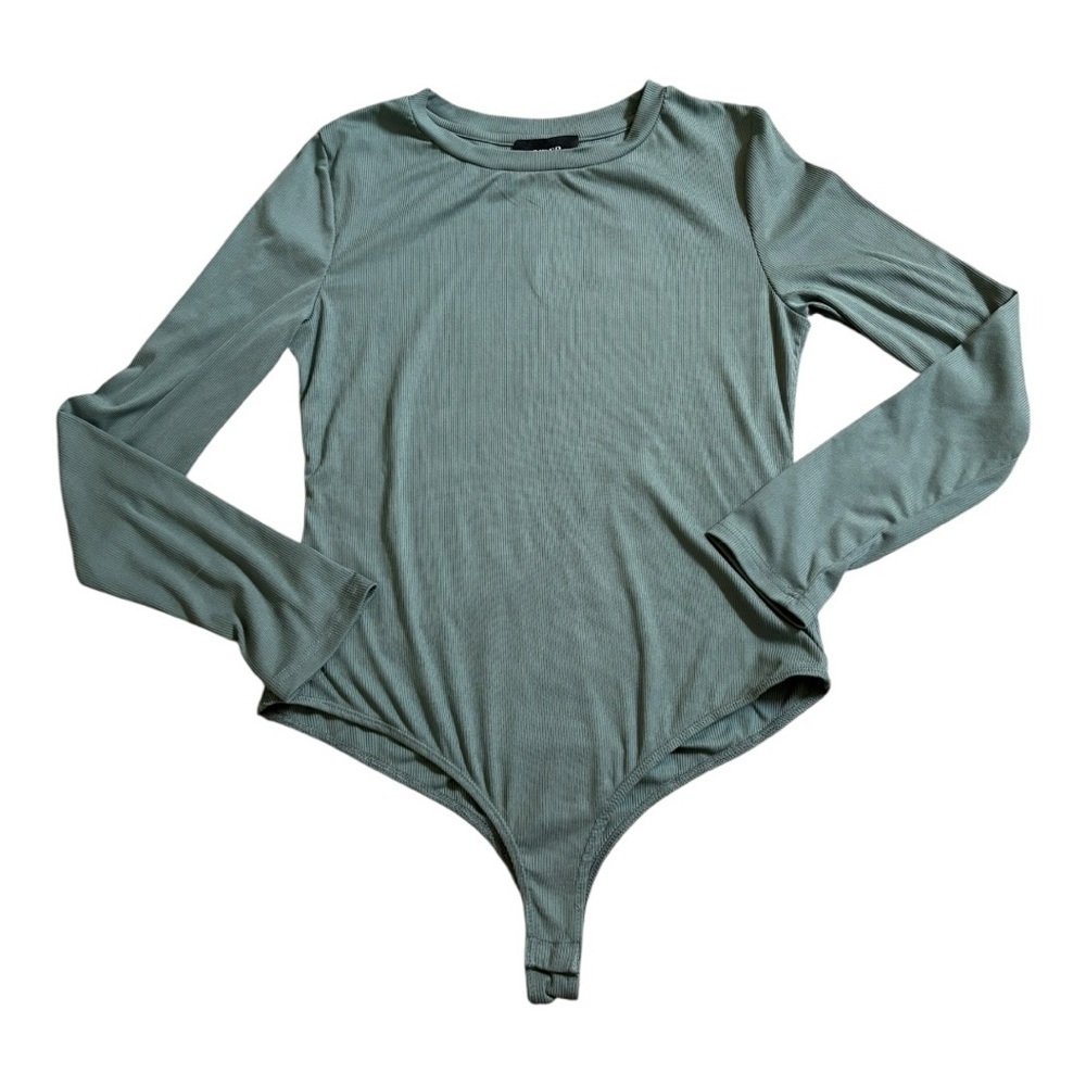 CIDER Long Sleeve Green Bodysuit XL
